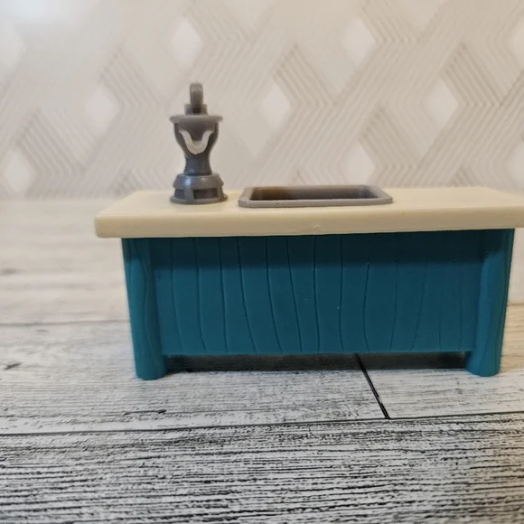 Li'l Woodzeez Playset Replacement Sink Furniture Calico Critters - Picture 3 of 5